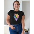 thumbnail image 2 of Wildflowers Ikebana T-Shirt Women -Image by Shutterstock, Female Medium, 2 of 4