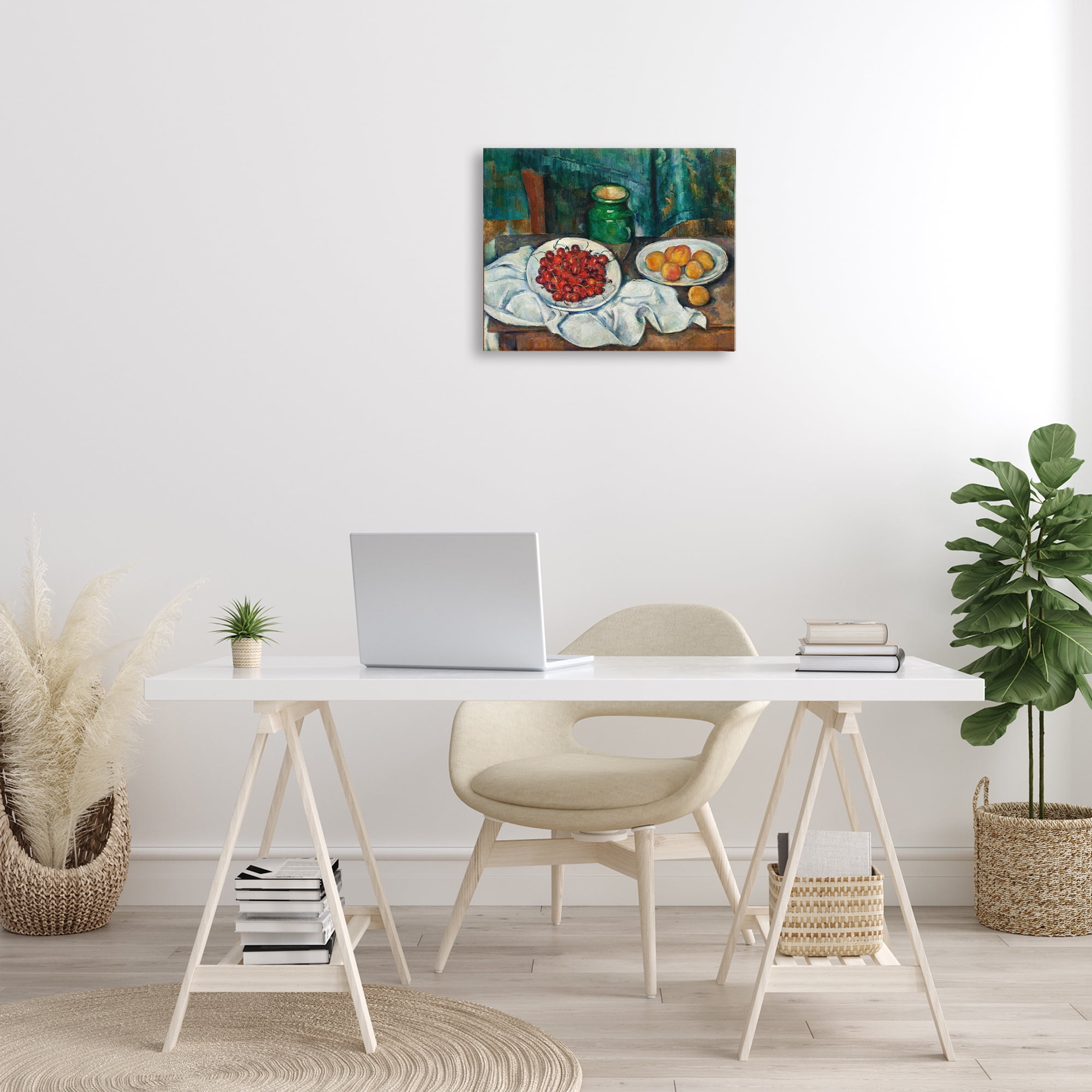 Stupell Industries Classical Fruit Still Life Food & Beverage Painting Wrapped Canvas Art Print Wall Art, 20 x 16