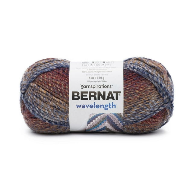 Bernat® Wavelength™ Yarn, Acrylic #5 Bulky, 5oz/140g, 223 Yards