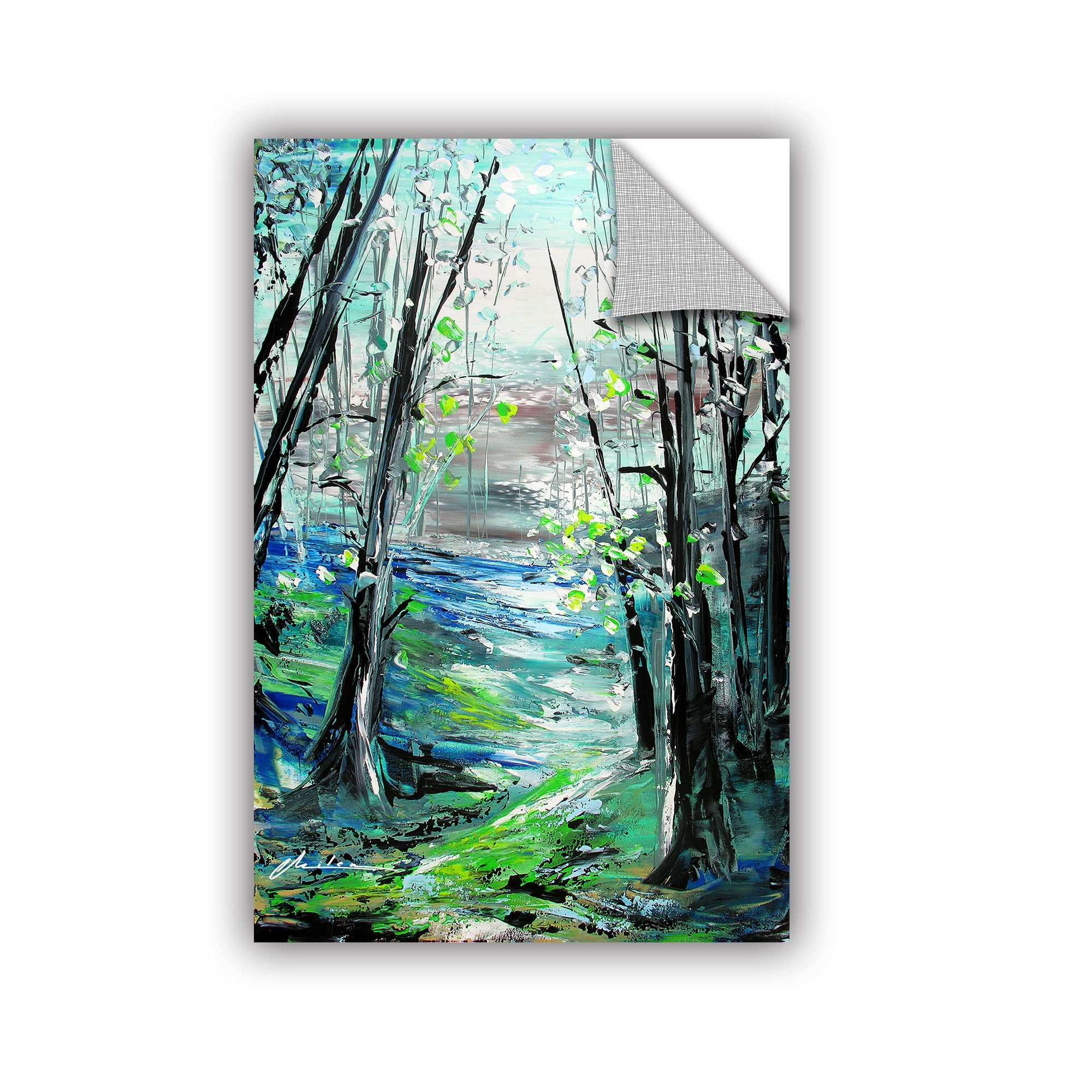 ArtAppealz Milen Tod "Through The Woods" Removable Wall Art