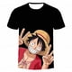 thumbnail image 2 of Verano de una pieza Luffy 3d camiseta Casual pirata Wang mujer niños moda manga corta niños niños impreso T-shirt150 heqiyong CONDUJO, 2 of 2