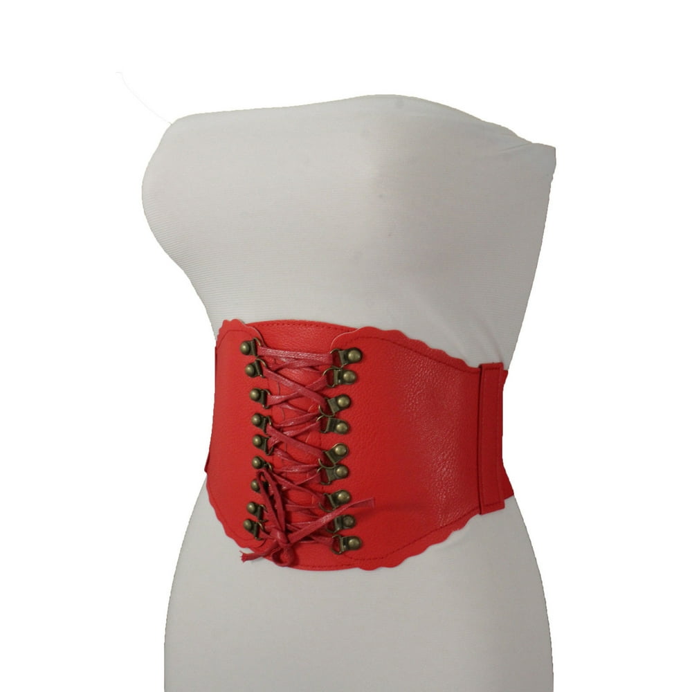 Alwaystyle4You - New Women Fashion Red Corset Belt Hip High Waist ...