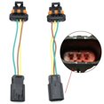 thumbnail image 2 of 2Pcs Direct Replacement LED Headlights Wire Harness for Polaris RZR 900/900-S 2015-2018, 2 of 6