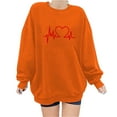 thumbnail image 1 of ICHUANYI Liquidación Moda de mujer Otoño Impreso Blusa suelta de manga larga Cuello redondo Casual Pullover Tops Sweatershirt ICHUANYI WER202308171185, 1 of 3
