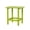 lime green, variant on Aoodor Outdoor Adirondack Side Table HDPE End Table,Classic Modern Design,High-Quality,Easy to Assemble,Versatile End Table for Patio, Garden, Lawn