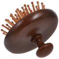 thumbnail image 2 of Handheld Hair Brush Massage Comb 1 Set Multi Function Wooden Comb for Hair Washing Scalp Massaging Small Bathing Comb, 2 of 5