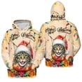 thumbnail image 3 of Merry Christmas Santa Maine Coon Scarf Twinkling Lights Xmas Holiday All Over Print 3D Hoodie Unisex Merch Hoodies Cat Lover Kitten Owner Gifts - 00022, 3 of 6