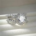 thumbnail image 3 of K-KED Fashion 925 Silver Women Cubic Zirconia Rings Wedding Delicate Jewelry Gifts Size 6-10-Style 1-8, 3 of 6