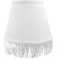 thumbnail image 3 of Shantung Silk Empire 8 inch Clip On Lamp Shade with Fringe, 3 of 5
