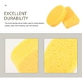 thumbnail image 3 of Raindrops 2-Pack Reusable Yellow Wood Pulp Sponges for Kitchen Cleaning and Household Use, Accessories, 3 of 8