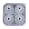 thumbnail image 4 of CSChome Ice Ball Maker Non-Easily Demoulding Ice Cube Funnel Design: DIY Silicone Basketball Rugby Shape Ice Sphere Kitchen Mold, 4 of 7