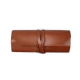 thumbnail image 2 of Bolsa enrollable multiusos para herramientas, bolsa enrollable para llaves, organizador de herramientas de cuero, caja de almacenamiento marrón Soledad Bolsa de bolsas de rollo, 2 of 9