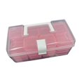 thumbnail image 3 of arctrm Bead Organizer 32 Grids with Hinged Lid Dustproof Sturdy Bead Storage Containers Craft Organizers for Small Items DIY Storing Pink, 3 of 8