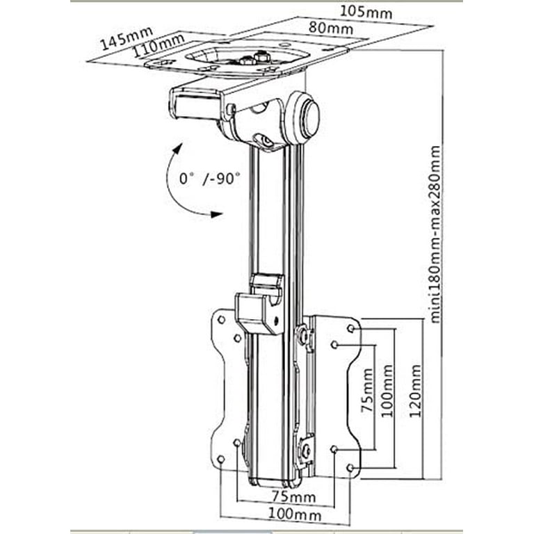Rv Tv Ceiling Mounting Brackets Shelly Lighting