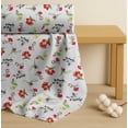 thumbnail image 4 of Soimoi White Cotton Cambric Fabric Leaves & Tulip Floral Print Fabric by Yard 56 Inch Wide, 4 of 7