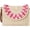 A Pink, variant on CoCopeaunts Straw Purses for Women Summer Stylish Straw Clutch Purse Handmade Woven Crossbody Bag Beach Bag with Removable Shoulder Strap