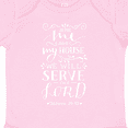 thumbnail image 4 of Inktastic We Will Serve the Lord Bible Verse Boys or Girls Baby Bodysuit, 4 of 5