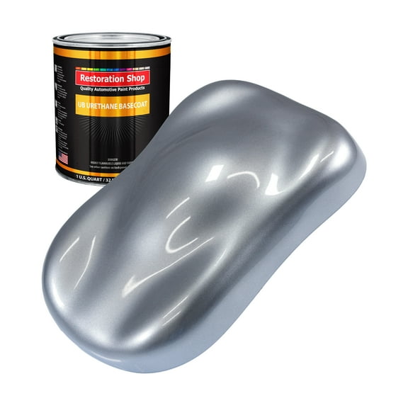 Cool Gray Metallic 1 Quart URETHANE BASECOAT Car Auto Body Paint