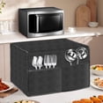 thumbnail image 2 of Kitchen Microwave Oven Dust Cover Insulated Waterproof And Easy To Clean Black, 2 of 9
