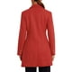 thumbnail image 3 of Abrigo de invierno INSPIRE CHIC para mujer, abrigo de doble botonadura con solapa en S rojo, 3 of 6