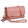 thumbnail image 6 of UTO Womens Small Crossbody Purses PU Leather Cellphone Bags Ladies Clutch Shoulder Handbags Wallet Purse(Pink), 6 of 8