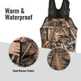 thumbnail image 3 of 8 Fans Hunting Waders for Kids, Neoprene Youth Fishing Waders with Rubber Boot, Lightweight Chest Waders for Toddler Children (Next Camo Evo(s), 4/5#), 3 of 9