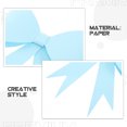 thumbnail image 6 of WEUVEB Birthday Party Style Bow-Shaped Banner Sky-Blue Paper 1Set 5.89x5.50x0.79in, 6 of 9