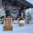 thumbnail image 2 of Christmas Tree Garden Flags 12.5x18 Double Sided Welcome Yard Flag Buffalo Plaid Burlap Farmhouse Decorative Flags for Outside Outdoor Lawn Rustic Xmas Decoration, 2 of 6