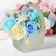 thumbnail image 1 of Ramo de rosas de jabón en cesta de cuero | Centro de mesa floral artificial para escritorio de oficina en casa | Regalo decorativo para graduación, Día del Maestro o Día de la Madre, 1 of 6