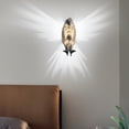 thumbnail image 4 of Lámpara Búho Y Águila Estatua Animal Resina Aplique Con Pilas Artística Pared, 4 of 9