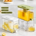 thumbnail image 2 of Visland 4L Drink Dispenser with Faucet Gallon Water Container for Fridge Ice Tea Pitcher Easy Fill Beverage Dispenser, 2 of 8
