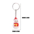 thumbnail image 2 of Festive Keychains Kids Christmas Wallet with Key Ring Wallet with Ring 3D Snowman Chain for Womens Case Wallet Keys Wrist Holder Vehicles Holiday Accessories Toy Wallets with Key Ring, 2 of 5