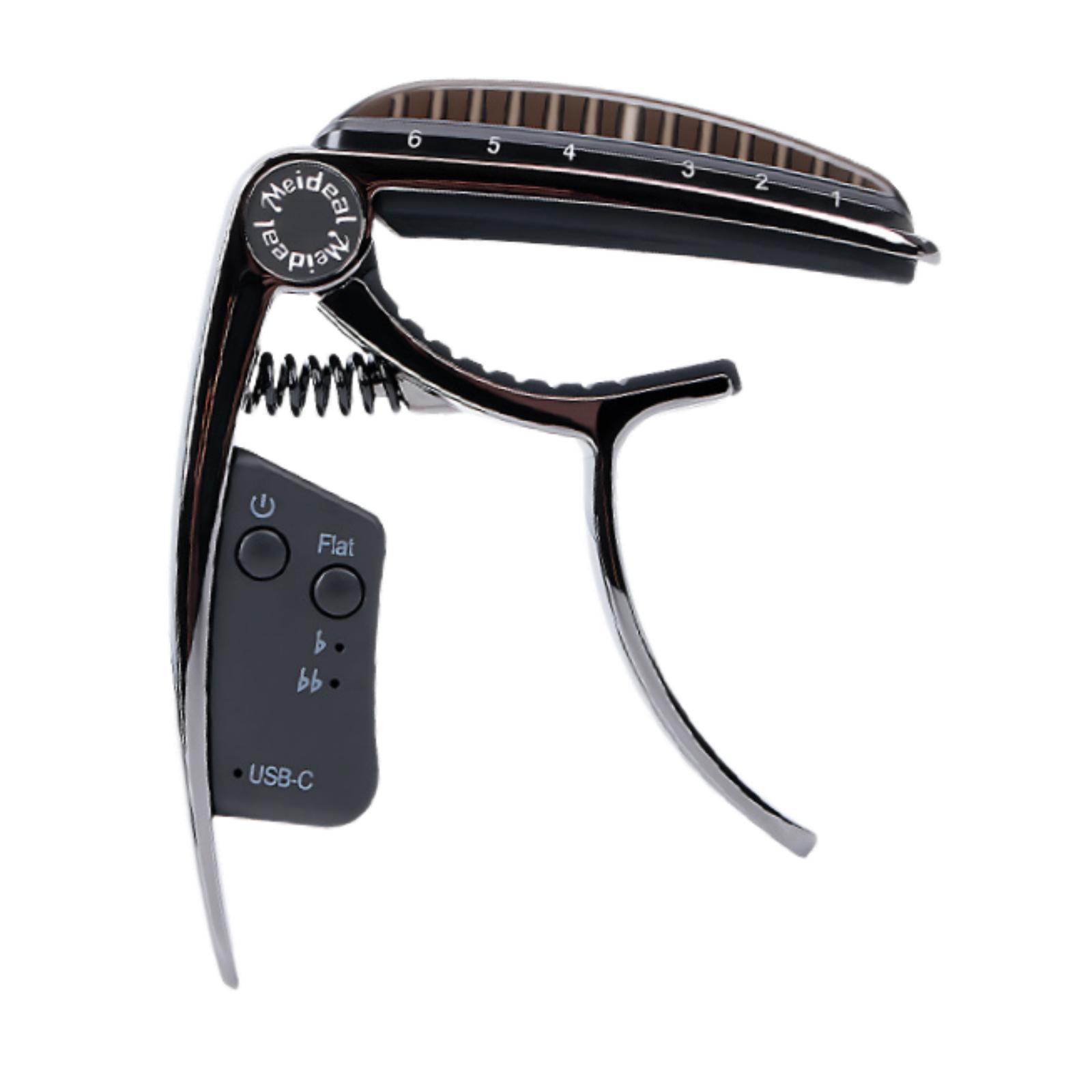 Guitar Capo Quick Change Clamp Guitar Accessory Zinc Alloy Design Suitable for Acoustic Electric Beginners