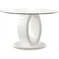 thumbnail image 2 of Bowery Hill Round Dining Table in White, 2 of 2