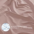 thumbnail image 3 of Juego de sábanas Bedsure GentleSoft Deep Pocket Queen Dusty Pink, 3 of 9