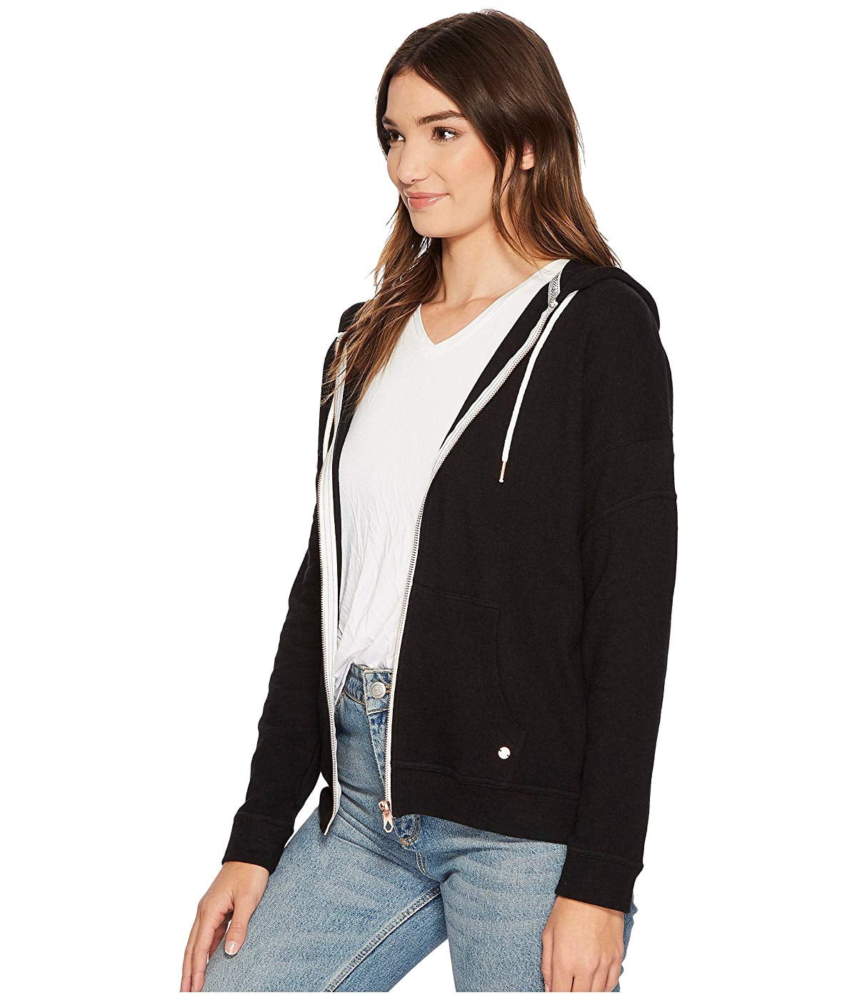 Volcom Lil Zip Fleece Black - Walmart.com