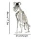 thumbnail image 3 of 2X Esqueleto de Perro Sentado de Halloween Esqueleto de Perro Sentado Aterrador y Espeluznante con Dientes Afilados Decoración de Halloween Herror, 3 of 8
