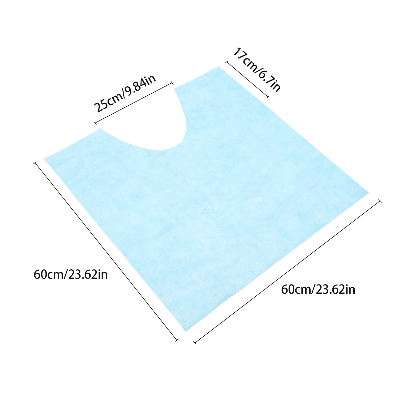 YIYIBYUS 25Pcs Disposable Toilet Mat U-shaped Contour Incontinence Pads Non-slip Waterproof Toilet Training Rug for Kids Bathrooms Floor