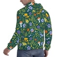 thumbnail image 6 of Lsque Forest Flora And Fauna Pattern Casual Men's Hoodie,Hooded Sweatshirt with Kangaroo Pocket,Pullover Hoodie-Small, 6 of 7
