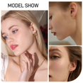 thumbnail image 5 of YEUOYEA 3 Pairs Small Gold Hoop Earrings Set for Women, 14K Gold Plated Hypoallergenic Huggie Hoops, Jewelry Gift, 5 of 7