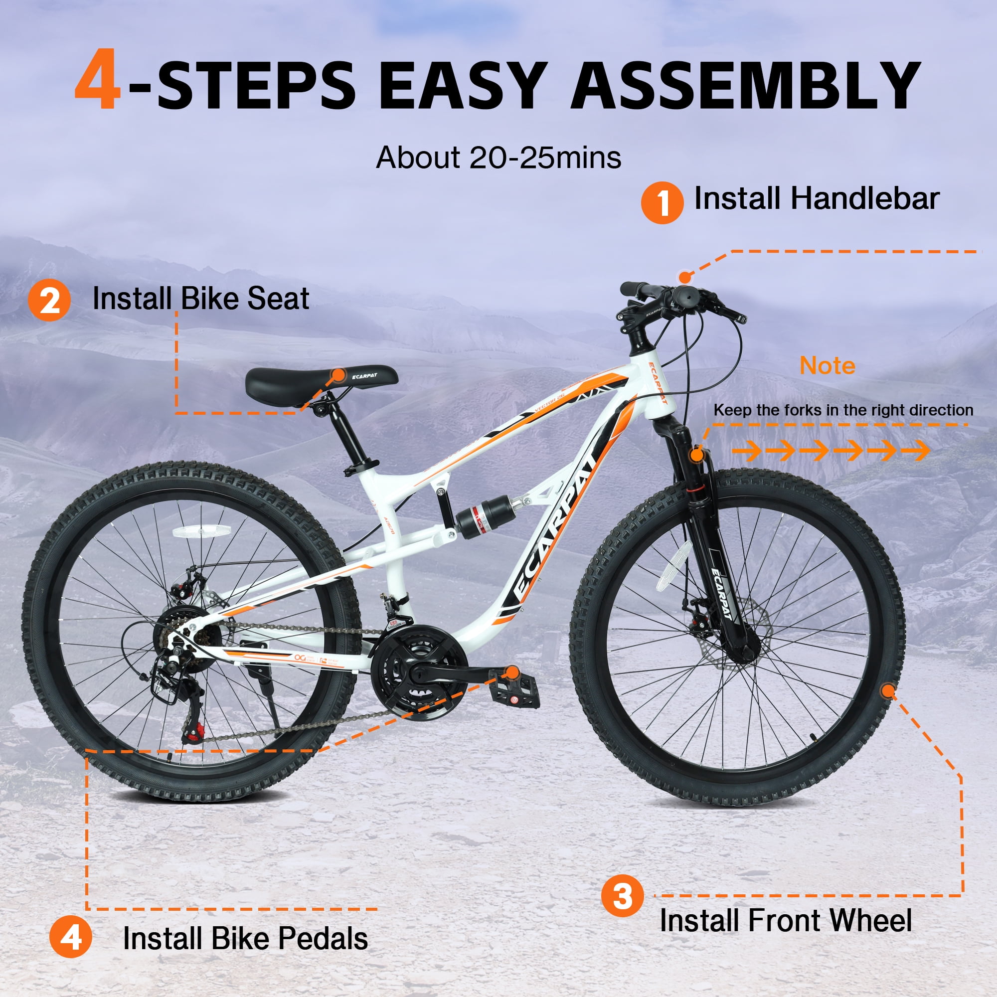 TheEshow 26 Inch Mountain Bike