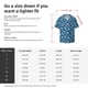 thumbnail image 5 of Fotbe Sea Water Wave Camisa Estampada de Manga Corta para Hombre, Casual de Verano, Estilo Playero, Sin Arrugas-Medium, 5 of 5