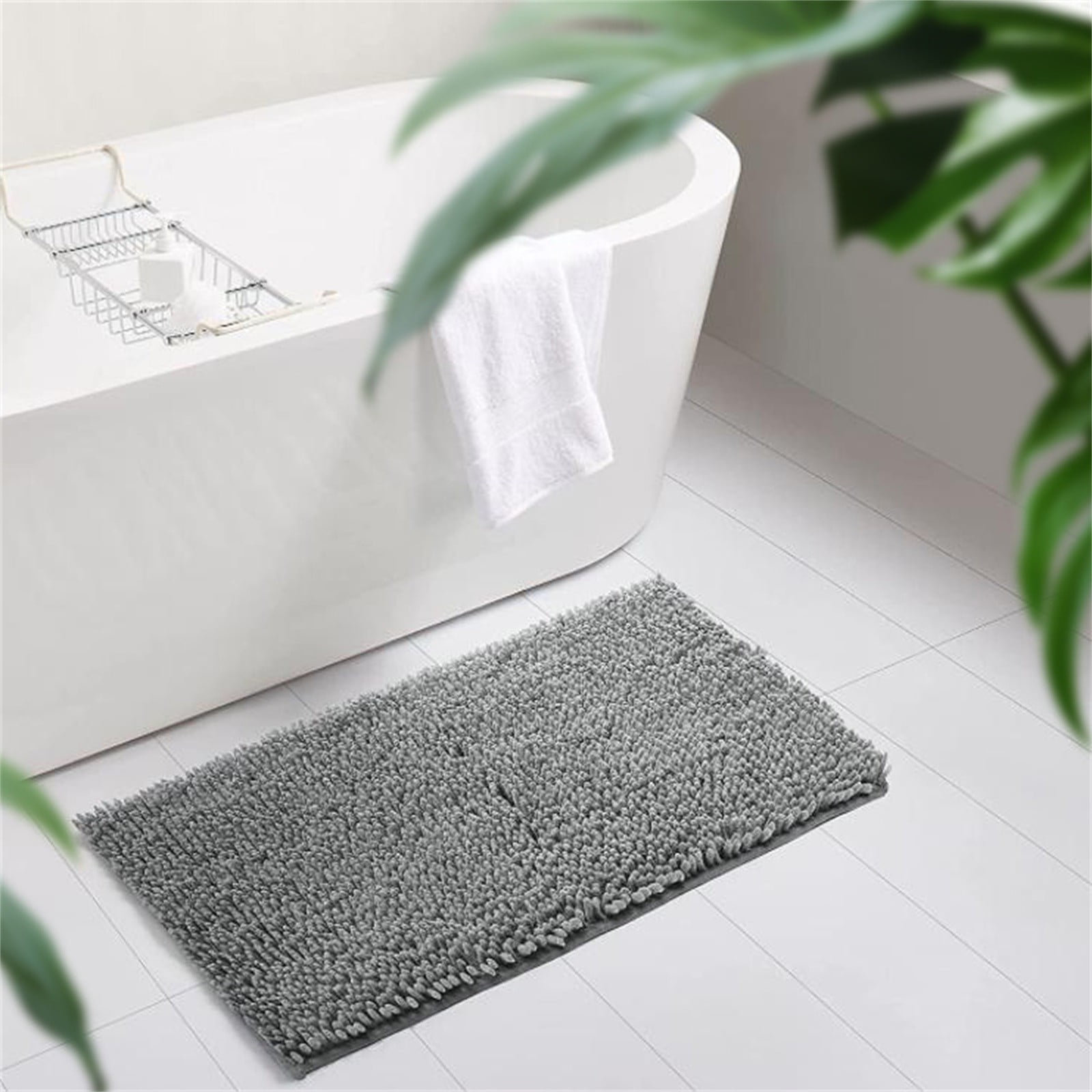 2pc Rug Soft Plush Shaggy Luxury Bathroom Bath Mat Sets Pedestal Non Slip Sets 