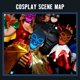 thumbnail image 4 of Irfora Máscara de Halloween EL Wired Light Up Mask Cosplay Máscara de miedo para la fiesta del festival de Halloween Irfora Decoración de vestuario, 4 of 7
