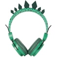 thumbnail image 1 of SHISUYAN Children Headset Rhinestone Dinosaur Shape Over Ear Headphone with Mic, 1 of 8