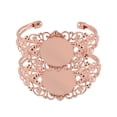 thumbnail image 1 of Bandeja de base de filigrana de 2 piezas que define fabricación Sunnimix brazalete en blanco con almohadillas, 1 of 8
