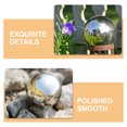 thumbnail image 3 of COSMOBETTY Reflective Metal Gazing Balls Decorative Garden Sphere Stainless Steel 1Set, 3 of 8