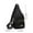 Black-BK-home supplies, variant on LEFTHIGH Home Travel Fashionable Chest Bag for Women Large Capacity Fabric Waterproof Sling Bag Convenient Crossbody Front Pack Household Essentials