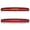 Red lens Chrome Housing(Type X), variant on CROSSDESIGN 3D LED Rear Center Tailgate Lamp Brake Light Fit for 2003-2006 Dodge Ram