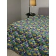 thumbnail image 2 of Flamingo Down Alternative Comforter, Silhouette of Tropical Beach Birds in Soft Tones Exotic Illustration, Microfiber Quilt for All Season, 5 Sizes, Pale Blue and Cream, by Ambesonne, 2 of 3